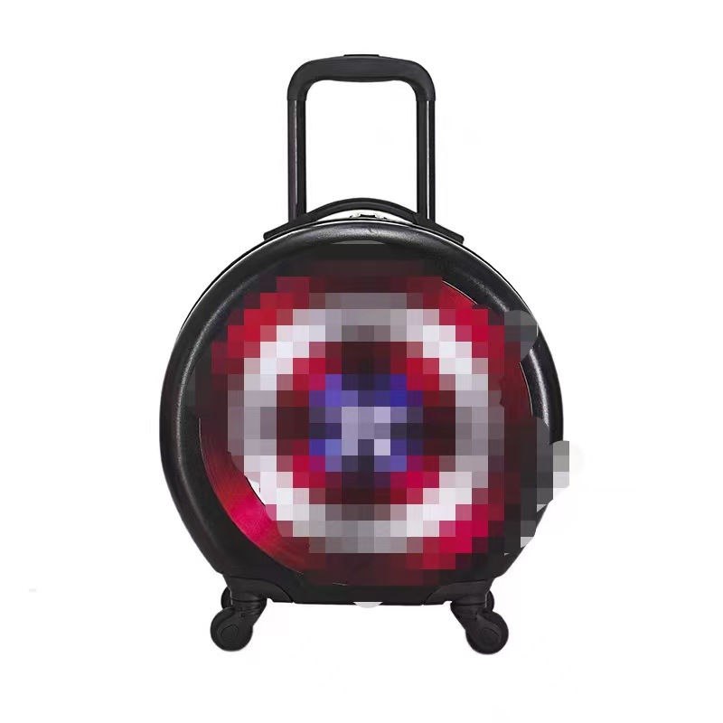 Logotipo impreso de los niños trolley gran capacidad universal rueda equipaje maleta ocio al aire libre fábrica por mayor