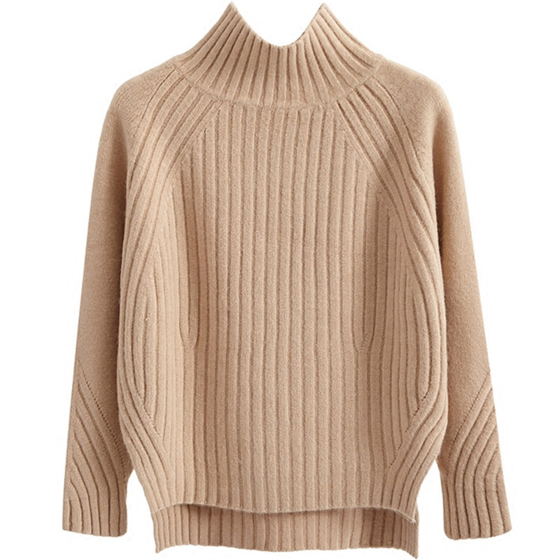 Warm women's turtleneck sweater