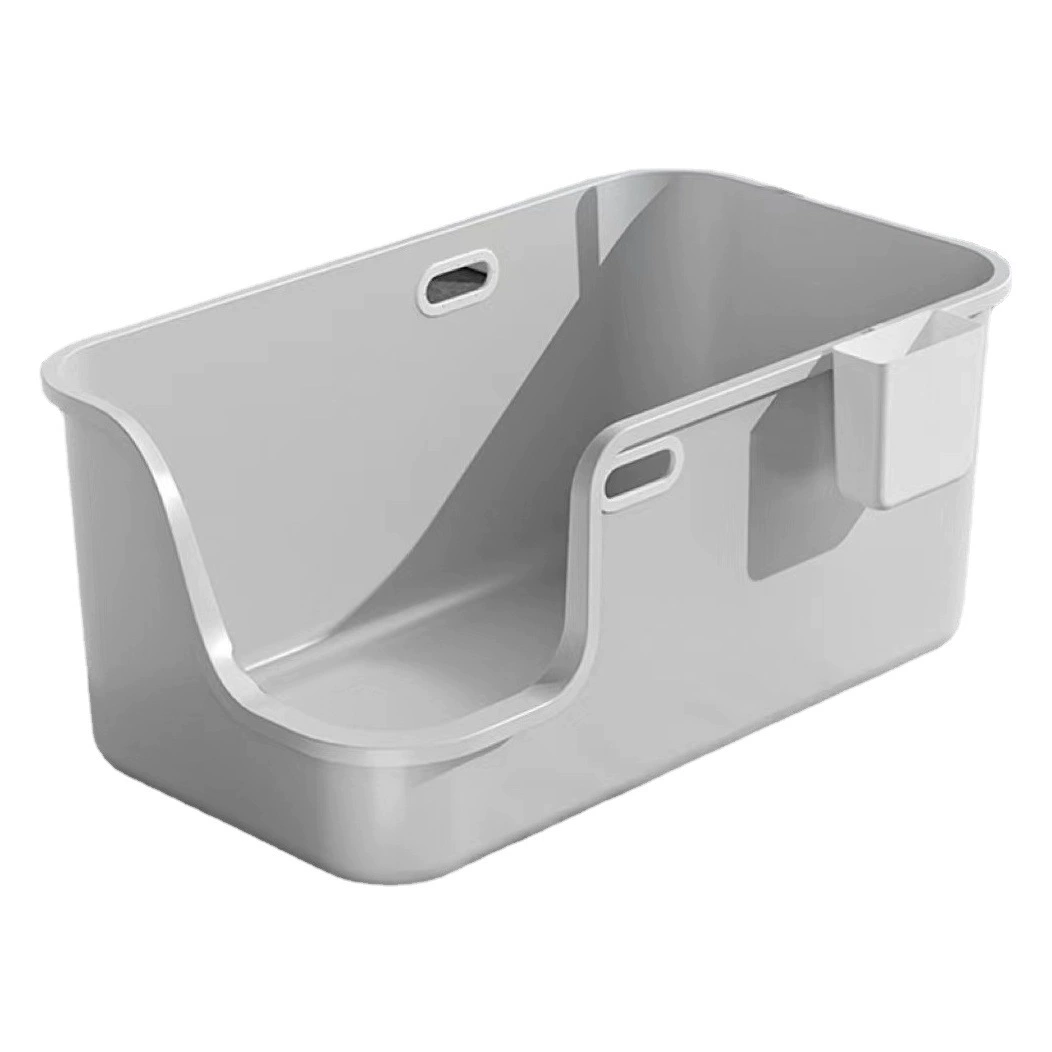 Негабаритный ящик для кошачьего туалета Гигантский Большой полностью открытый брызгозащищенный 80 см очень большой кошачий Туалет Maine Cat