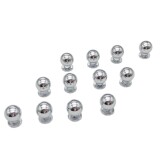 Шариковая дверная ручка из цинкового сплава, простая круглая ручка с одним отверстием для ящиков, аксессуары для фурнитуры для мебельного шкафа