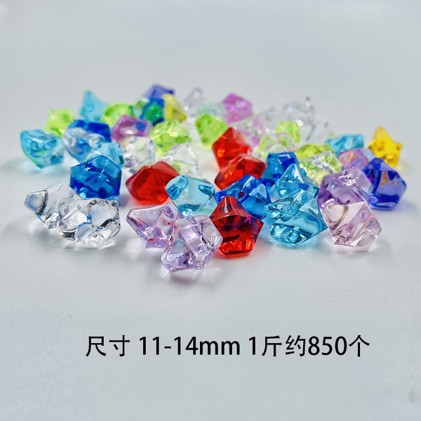 Realistic acrylic transparent ice cubes