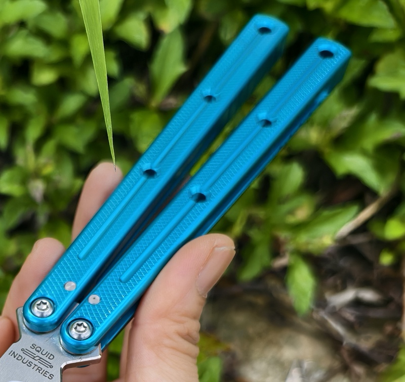 ♔ 【Boundless Flying Butterfly】Siren Integrated Handle Balisong/7 Series Aluminum Handle/V3 Fake Version/Unsharpened