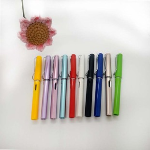 Advertising printing carbon ball gel pen can print logo company business sign lettering metal water pen gift