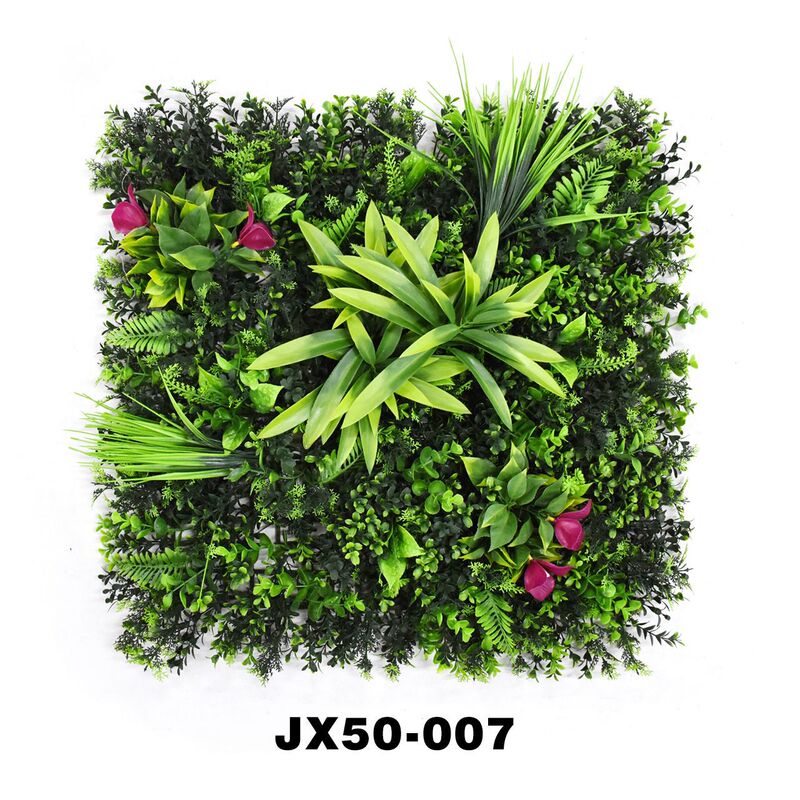 批发50*50绿植墙仿真植物草坪墙面装饰背景花墙塑料人造假草皮|undefined