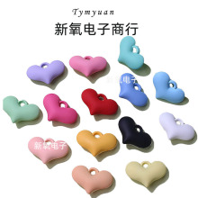 混色异形UV透彩亚克力直孔散珠隔珠 串珠diy手机链钥匙扣饰品配件