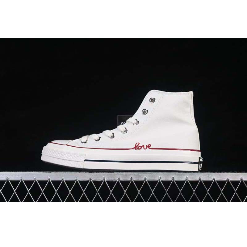 New retro 1970s cherry blossom embroidered pink high-top women's canvas shoes casual shoes New retro 1970s cherry blossom embroidered pink high-top women's canvas shoes casual shoes