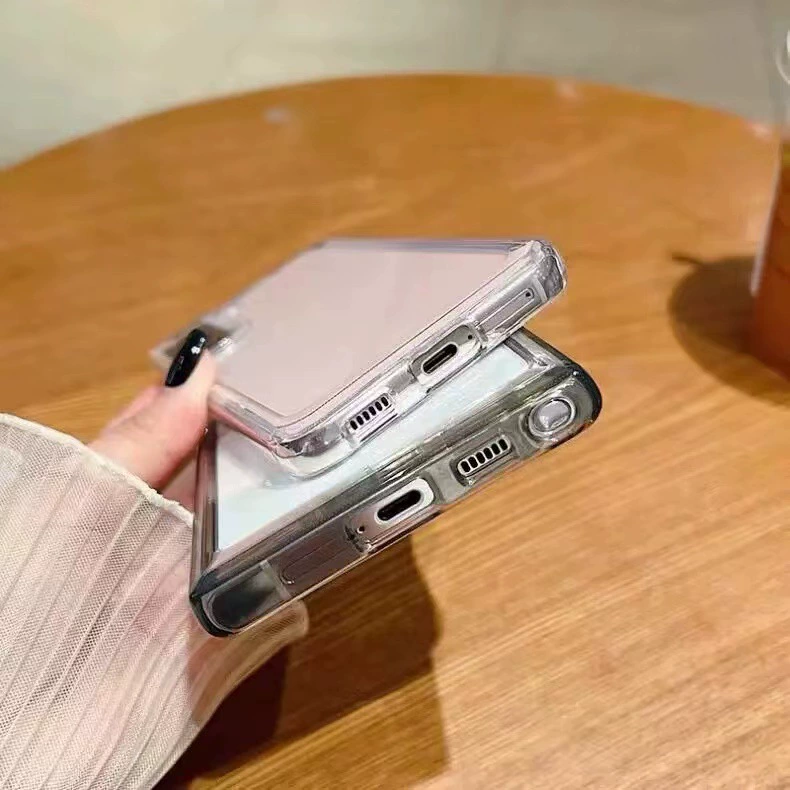 Подходит для Samsung S25Ultra чехол для мобильного телефона S24 корпус S23PLS простой прозрачный S22ultra защитный чехол