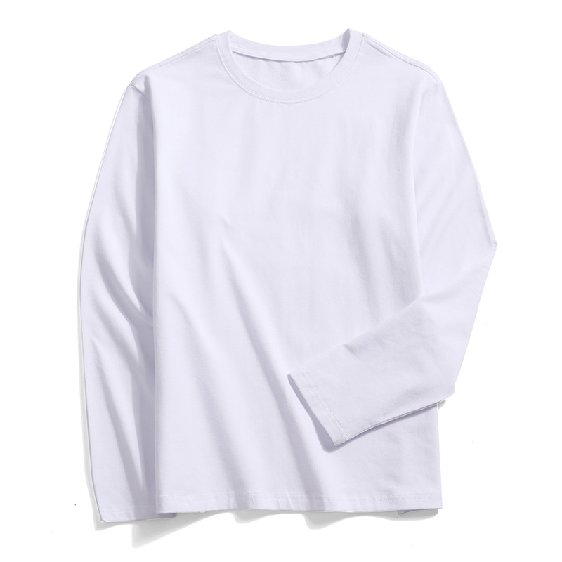 Body-friendly solid long-sleeve, autumn, plus size, round collar