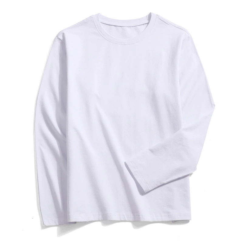 Body-friendly solid long-sleeve, autumn, plus size, round collar