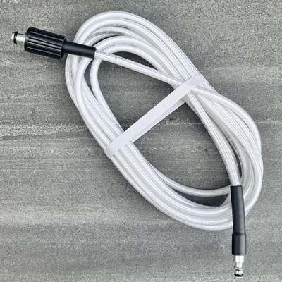 Pipe, Cleaning Machine, Water Gun, High pressure car wash water gun - 2m-white-three-layer-fiber-explosion-proof-pipe-morgana-big-and-small-heads