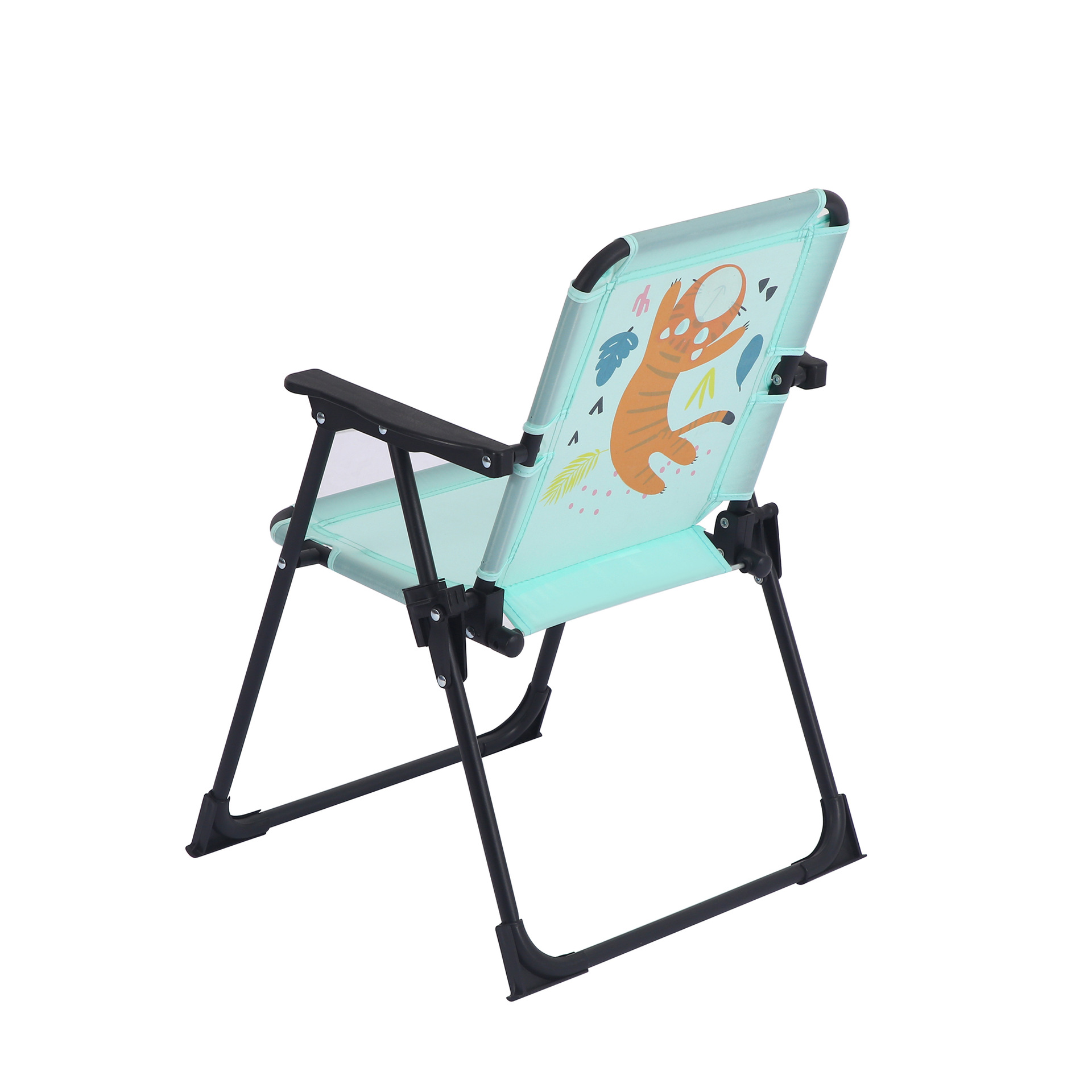 Nueva silla plegable portátil, silla de balcón de dibujos animados para niños domésticos, silla de camping de pesca al aire libre multifuncional al por mayor
