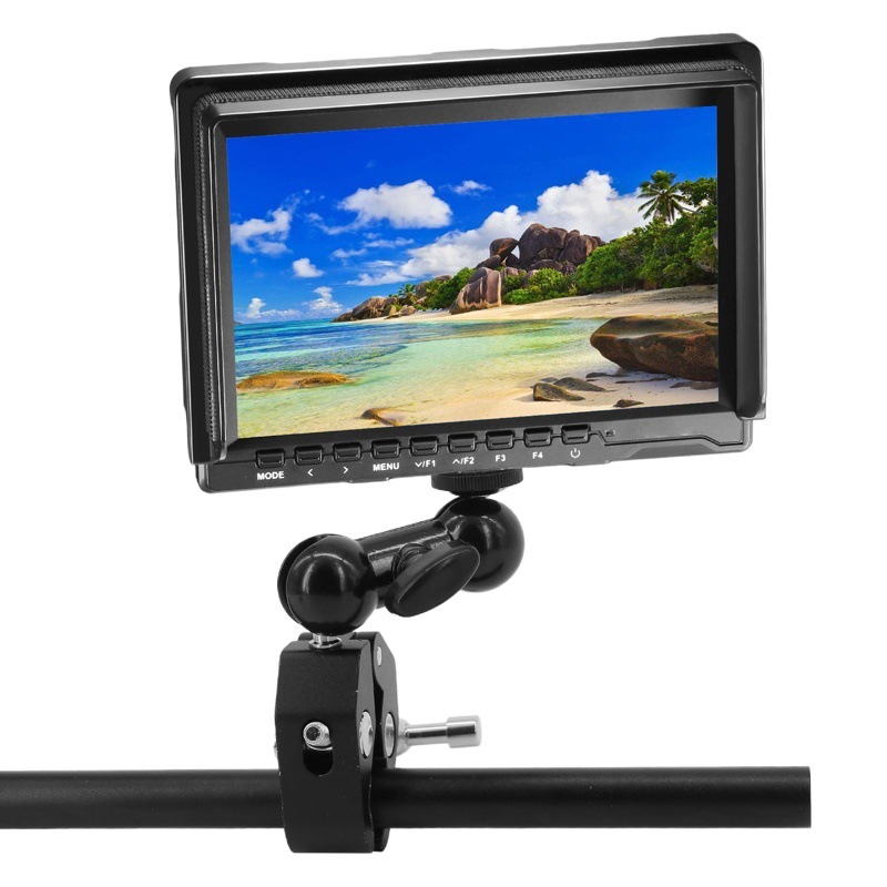 Soporte de mano mágica abrazadera de cangrejo soporte de mano extraño soporte universal Adaptador de monitor Chuck clip de soporte de doble cabeza