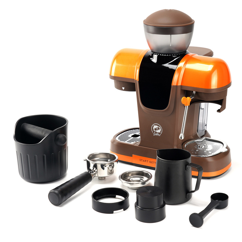 Cross-Border Semi-Automatic Coffee Machine with High-Pressure Extraction, Grindable Milk Froth and Latte Art Household Espresso Machine Cross-Border Semi-Automatic Coffee Machine with High-Pressure Extraction, Grindable Milk Froth and Latte Art Household Espresso Machine