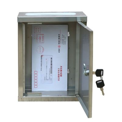 Multipurpose stainless steel No word box Ballot Love Box Merit box Lock Suggestion Box Mailbox Drop Box