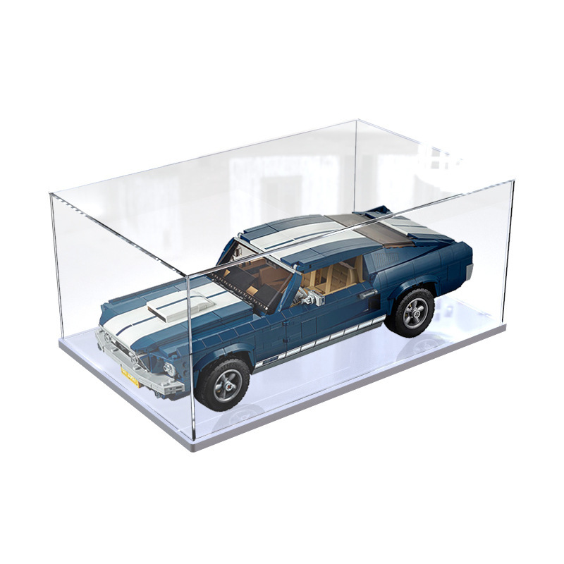 For LEGO Ford GT Mustang 10265 acrylic LEGO model dust box transparent display box