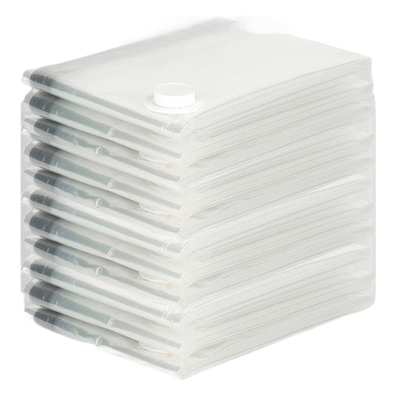 Bolsa de almacenamiento de compresión transparente bolsa de compresión de vacío chaqueta bolsa de almacenamiento ropa edredón organización bolsa