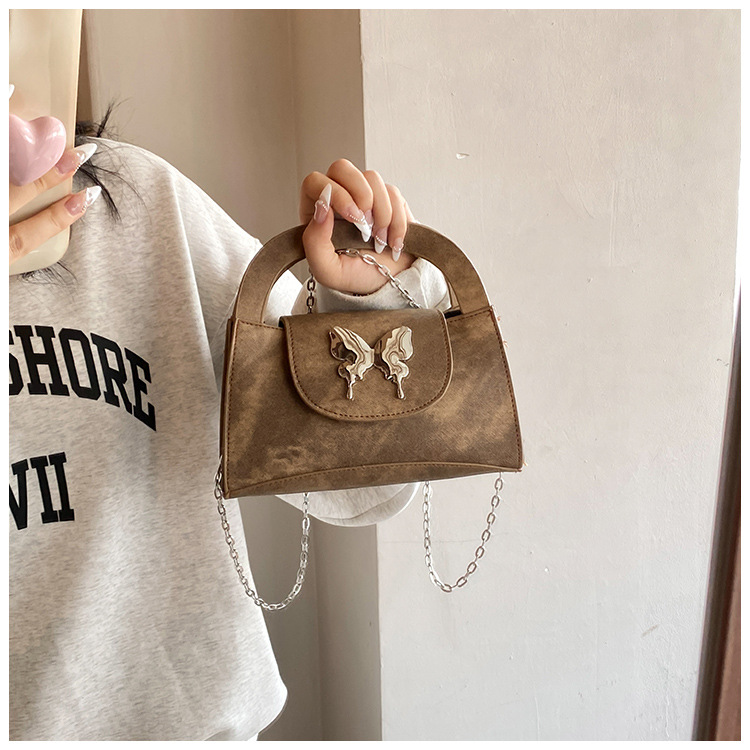 Borsa a mano Wind Niche per donna 2024 nuova elegante piccola borsa a tracolla a catena versatile quadrata_voghion.com
