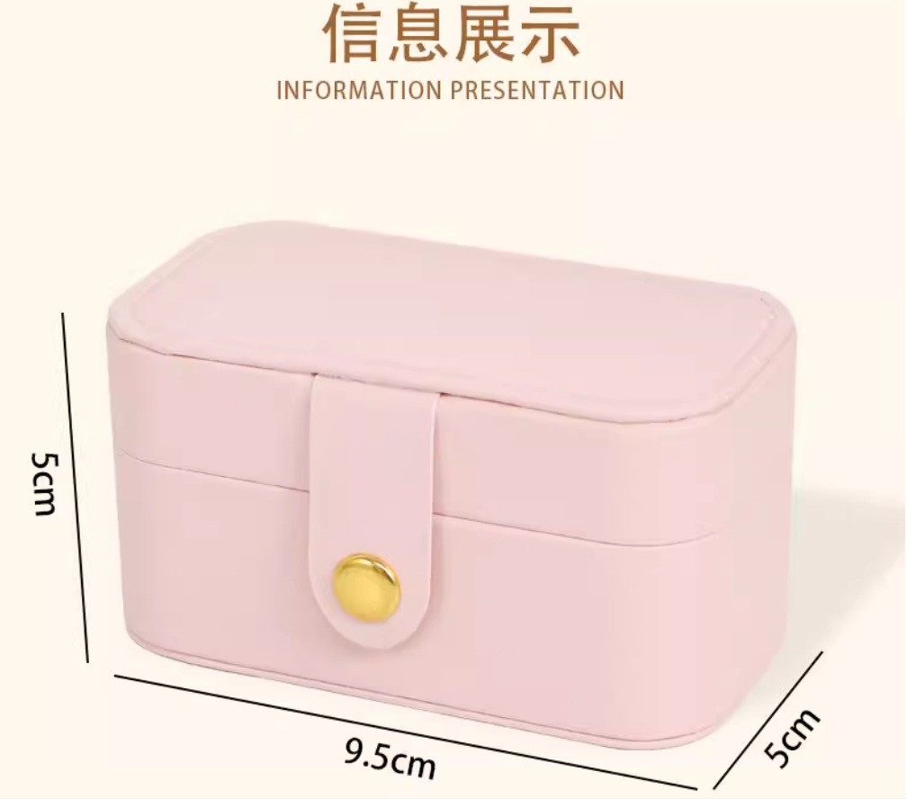 Grenzüberschreitender Amazon-Daumenfinger-Schmuckschatulle mit Magnet für Reisen, tragbar, Hochzeitsring, Ohrstecker, kleine Schmuckschatulle