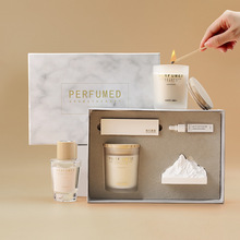感香薰蜡烛礼盒套装卧室香熏礼品家用山脉香氛香薰摆件