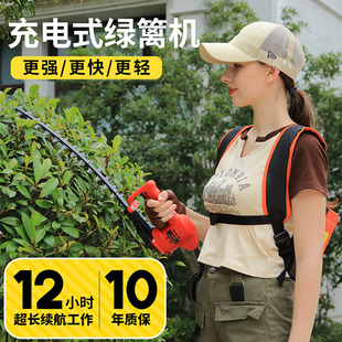 Electric hedge trimmer garden greening branch scissors single-hand spherical rechargeable pruning shears Lithium electric Reed machine