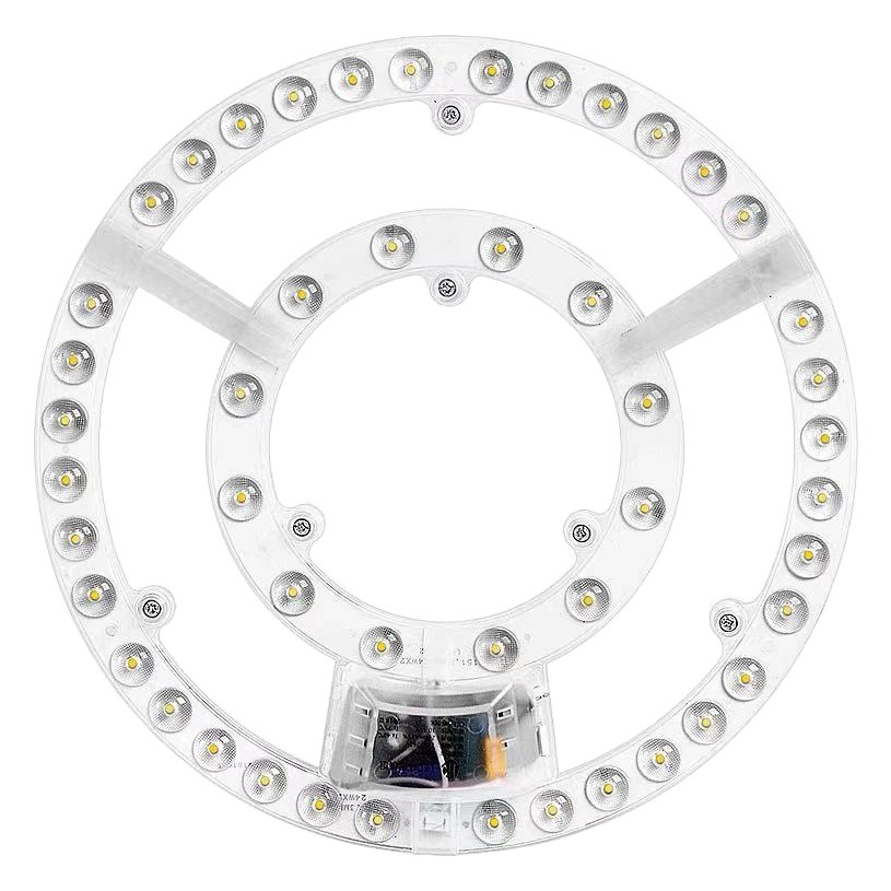Módulo de núcleo de luz LED magnético con panel de luz de parche de lente de fuente de luz interna, módulo de fuente de luz de repuesto para panel de luz de techo circular
