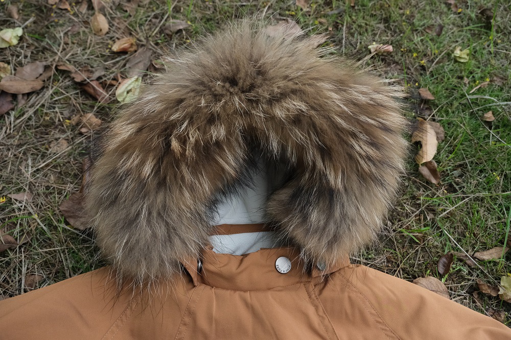 너구리 진짜 모피 칼라 (별도로 가져 가야 함)