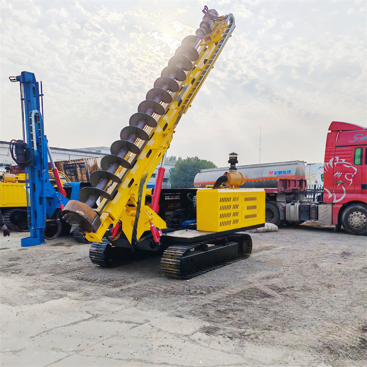 Crawler Chassis Photovoltaic Piling Machine Rock Drilling Submarine Drilling Machine Multi-functional High Torque Drilling Machine