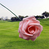 8cm foam PE simulation rose with pole and docked fake flower wedding wedding candy box accessories DIY hand holding flowers