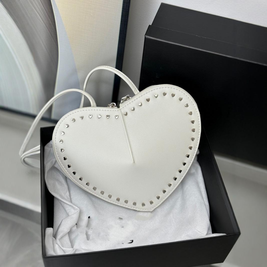 Borsa a tracolla da sera a forma di cuore design lussuoso donna_voghion.com