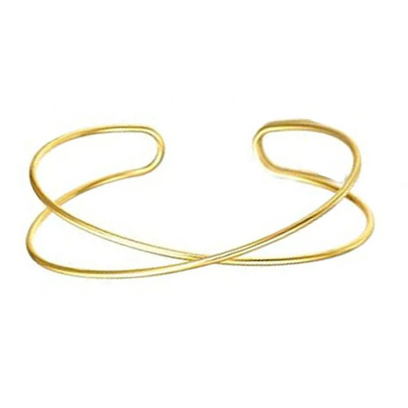 kc 골드 싱글 서클 크로스 스타일