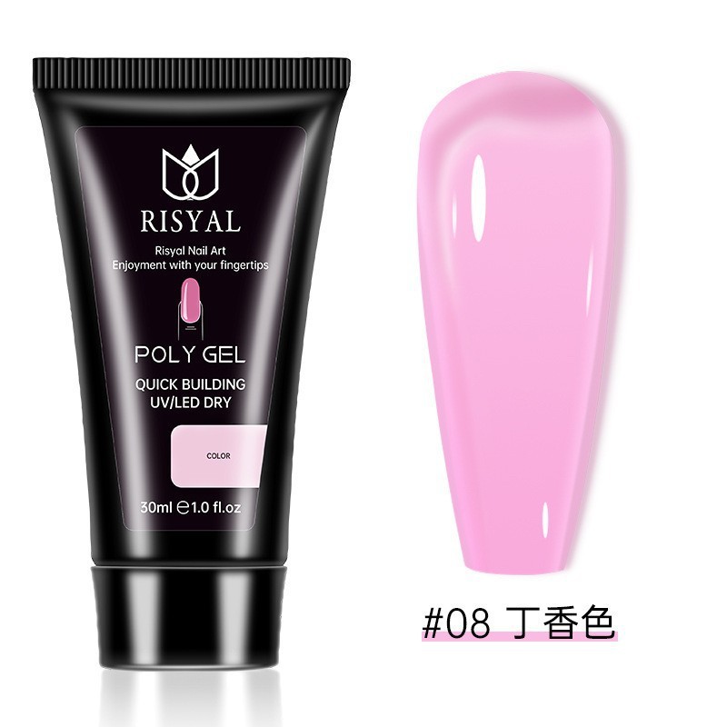 クリスタルエクステンション接着剤ポリジェルペーパーフリートレイクイックエクステンションネイルアート接着剤ゼリー接着剤チューブ光線療法モデル接着剤|undefined