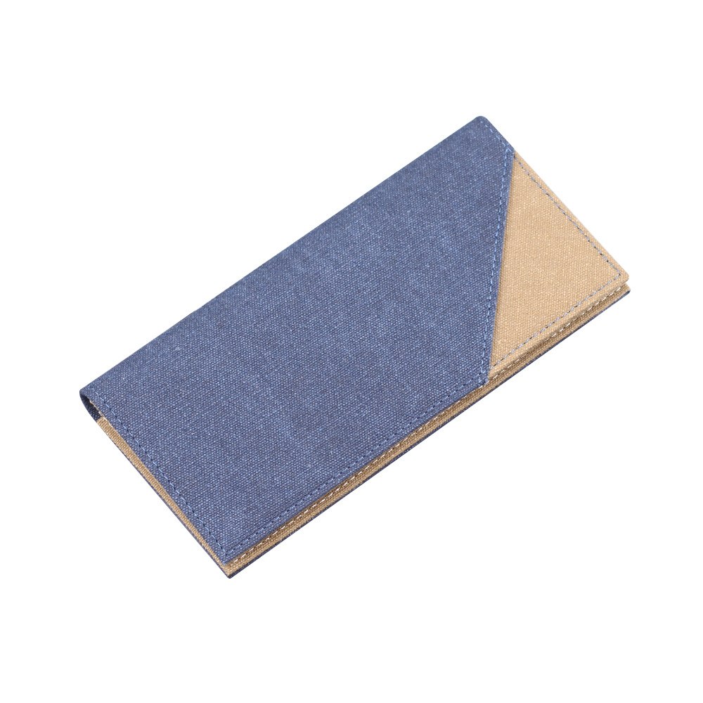 Cartera larga para hombres, lona, denim para hombres, cartera delgada para hombres, bolsa de trajes para hombres, bolsas de tarjetas, bolsas de tarjetas para tarjetas