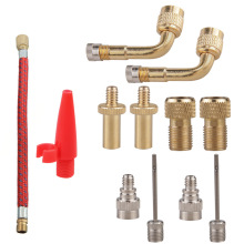 自行车阀适配器 充气接头管 阀门适配器SV AV DV 自行车打气筒