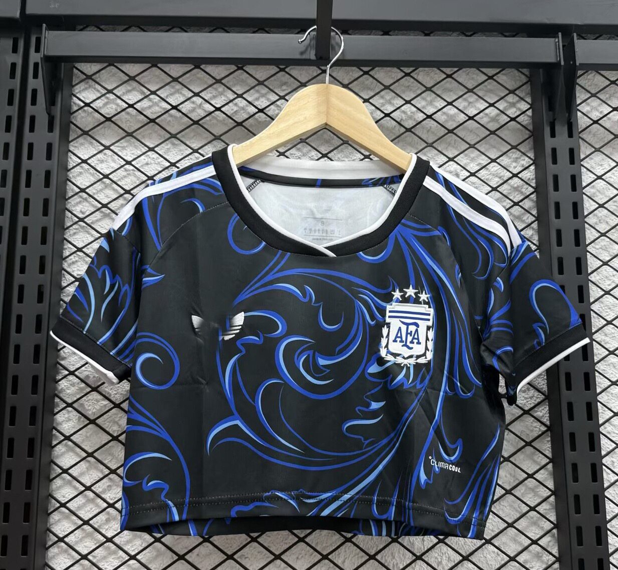 Copa del Mundo España Argentina México versión de fans camiseta de mangas cortas con ombligo brasileño camiseta de mujer image 18