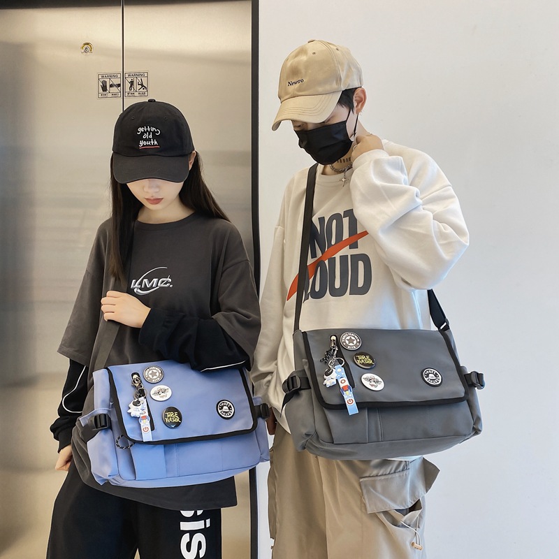 Japanese one-shoulder bag, capacious shoulder bag