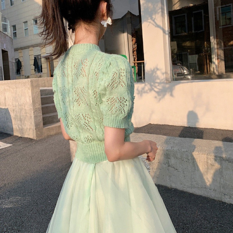 Title 12, Womens Summer Wear Single Pink Knitwear Short ...