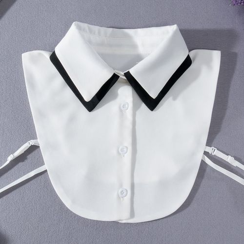 Dickey Collar for Women Girls shirt collar and white shirt collar detachable collar collar sweater fleece decoration