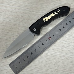 Junzhuo 屋外多機能ステンレス鋼折りたたみナイフ屋外ポータブル荒野サバイバル折りたたみ屋外ナイフ