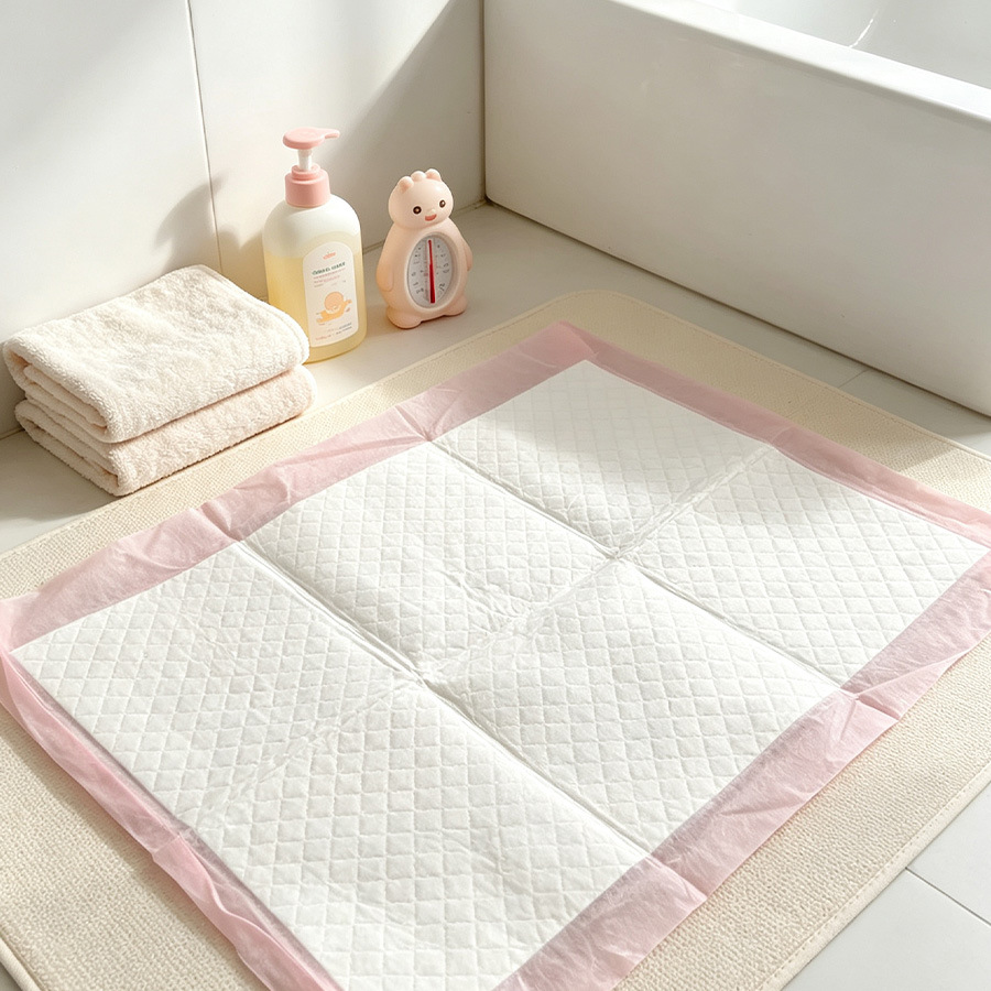 Disposable baby diaper changing pads, baby care pads, summer essentials, waterproof and breathable bed protectors, single-use protective mattress pads