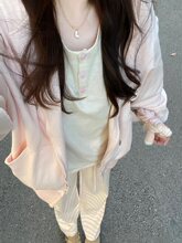 粉色卫衣外套女款开衫春季早秋漂亮初秋穿搭韩系2025新款薄款上衣