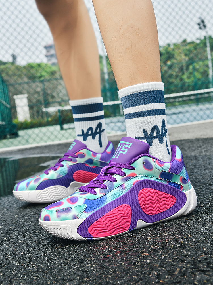 Nuevas zapatillas de baloncesto transfronterizas para hombres zapatos basketball boots para jóvenes estudiantes de primaria y secundaria zapatos deportivos de combate real para hombres
