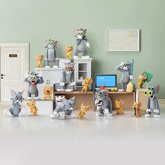 52TOYS TOM and JERRY猫和老鼠精神状态品鉴盲盒玩具礼物搞怪摆件
