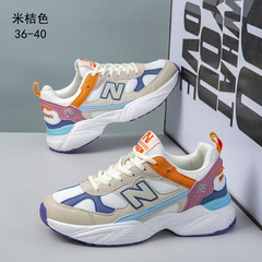 男性と女性の同モデル春秋トレンド厚い底のお父さんの靴の経典のN字のネットのファッションのカジュアルシューズ878カップルの運動靴