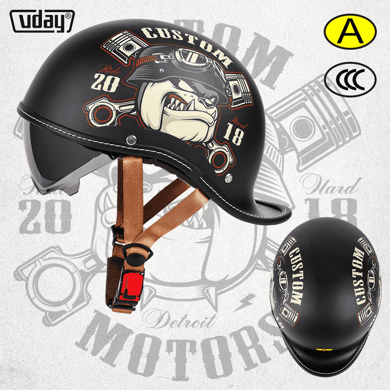 Motuoche – Summer Electric Motosiklet kaskı (dəbilqə) - black-m-52-54cm