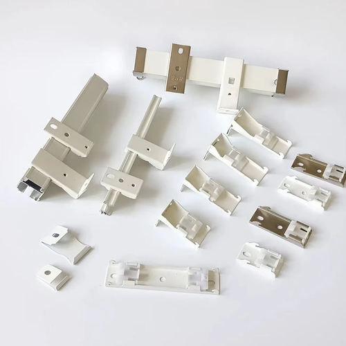 Curtain track installation accessories, side installation, top installation, wall mount, straight track, curved track, old-fashioned curtain rod support bracket fixing clips