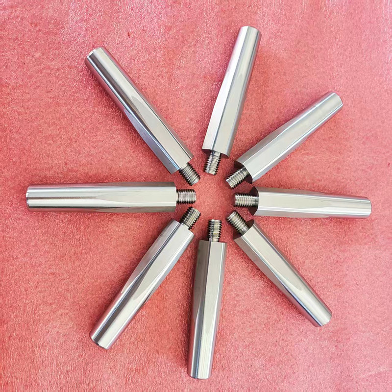 库存充足机加工件单头螺纹不锈钢六方连接杆机械金属轴类通用件