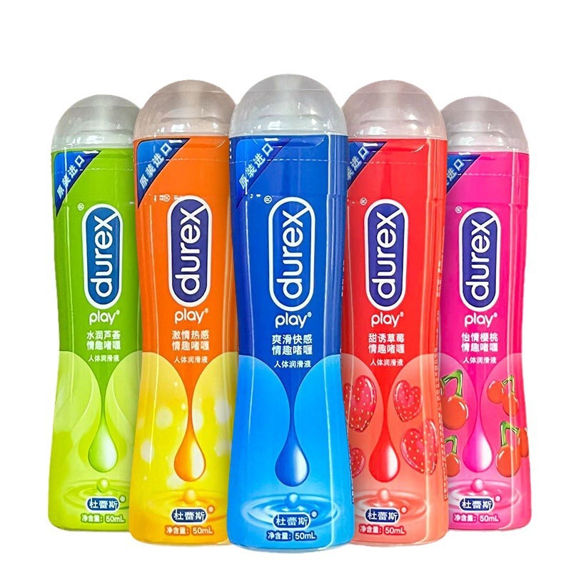 Durex lubricante suavizante cereza aloe fresas lubricante humano pareja adultos artículos sexuales al por mayor