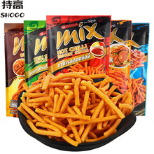 泰國進口 VFOODS MIX 脆脆條75g 香辣雞汁味蝦條膨化休閑零食薯條