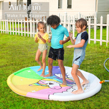 夏季户外动物pvc喷水垫加厚儿童家用小孩玩水垫户外喷水玩具