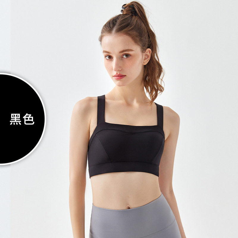 Yuancheng de alta resistencia a prueba de golpes ropa interior deportiva de las mujeres espalda de belleza profesional entrenamiento de fitness sujetador yoga chaleco superior al por mayor